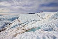 People used to show how big a glacier is.